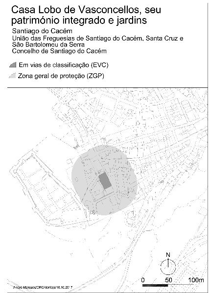 Casa Lobo de Vasconcellos, seus património integrado e jardins