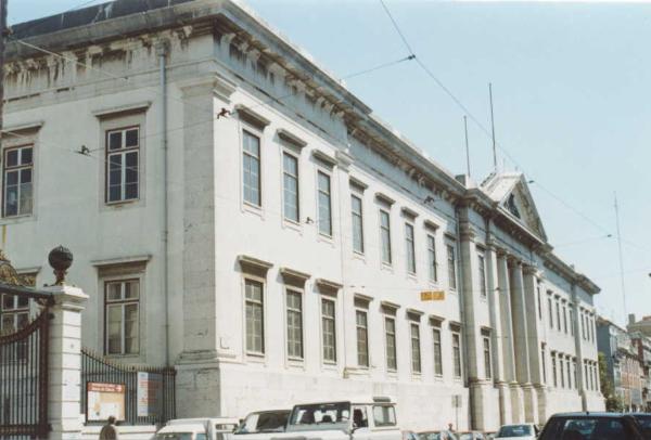 Núcleo principal da antiga Escola Politécnica - Faculdade de Ciências da Universidade de Lisboa