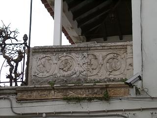 Varanda renascença de uma casa na Rua de João Afonso