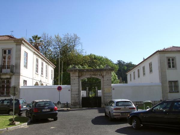 Partes do edifício da Quinta da Alfarrobeira