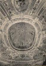 Sala designada pelo nome de Salão Pompeia, no antigo Palácio da Ega