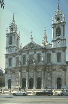 Basílica da Estrela, compreendendo os túmulos de D. Maria I e do seu confessor