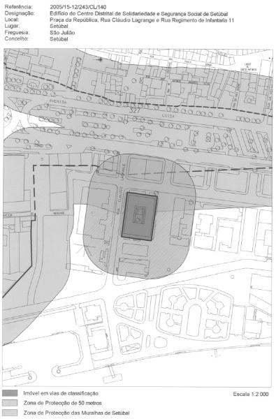Edifício do Centro Distrital de Solidariedade e Segurança Social de Setúbal
